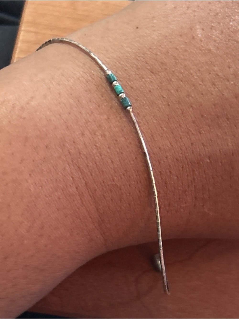 Vintage Southwestern Liquid Silver Bracelet |Estate Find| Sterling Silver